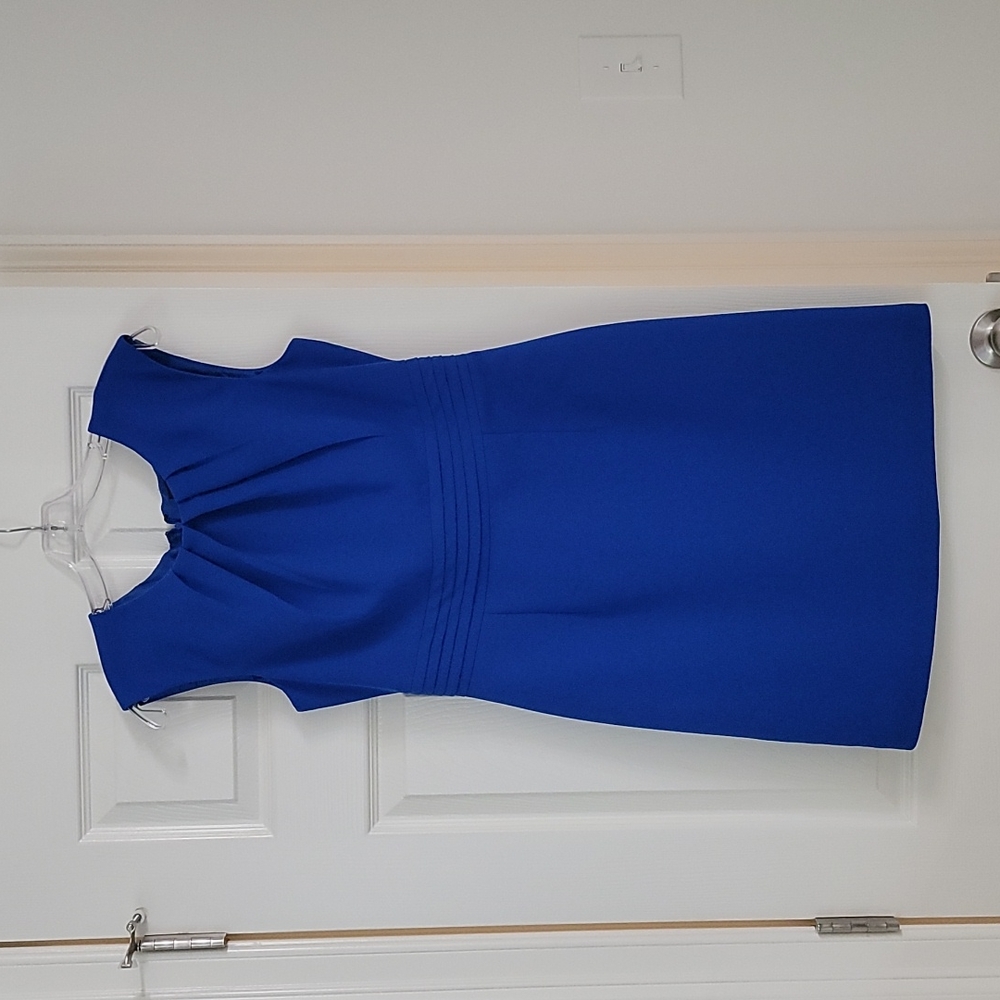 Tahari Royal Blue Dress